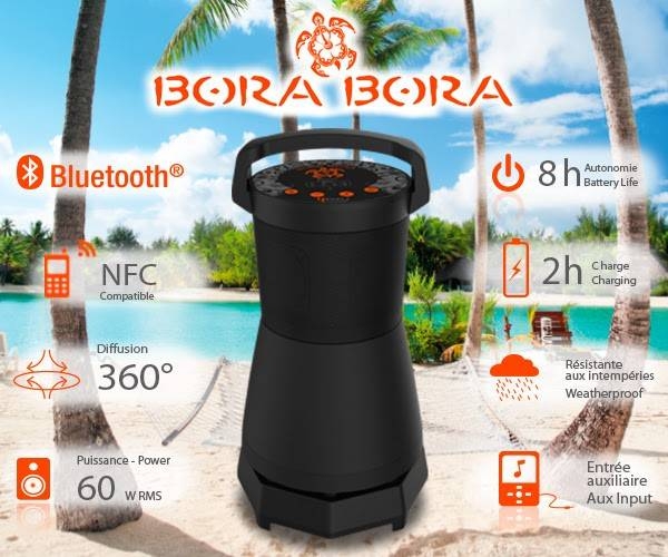 enceinte portable bora bora