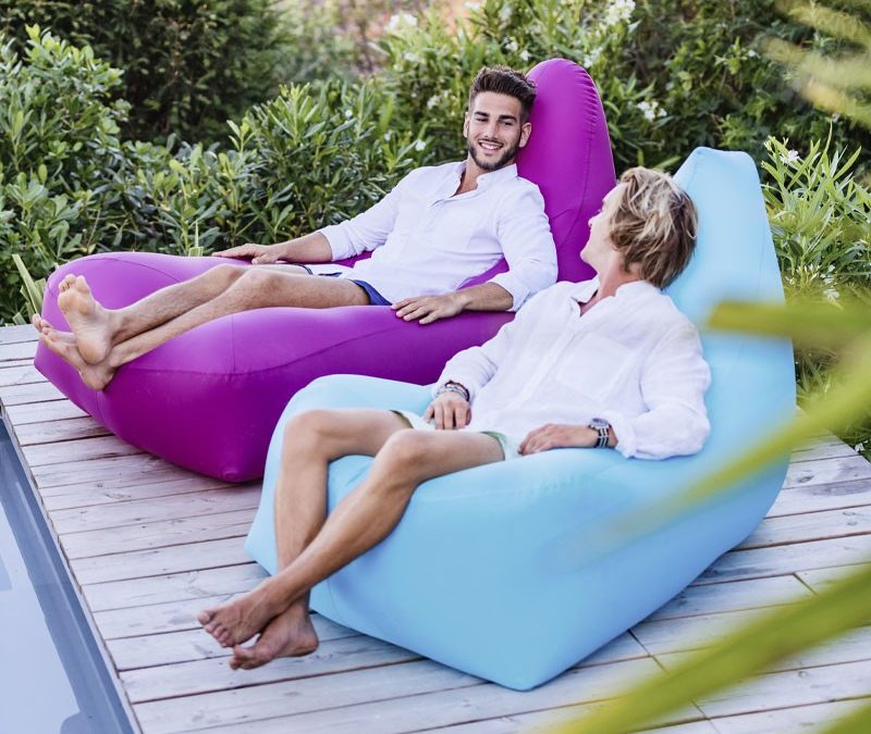 Fauteuil gonflable Travel Chair Fuschia Sunvibes