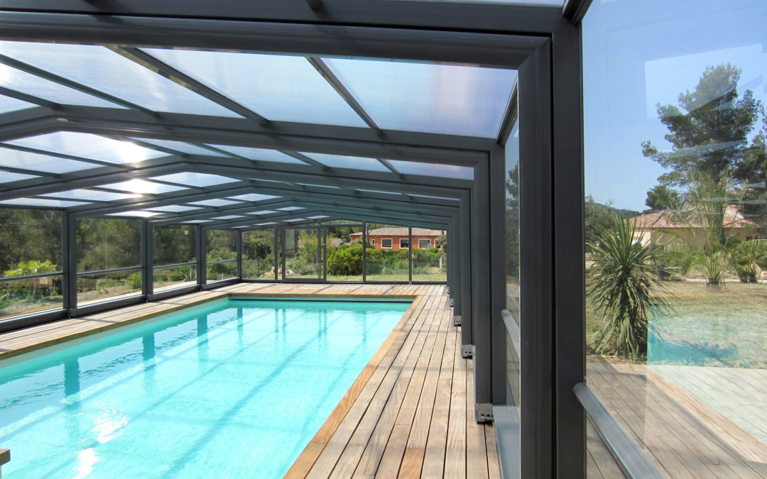 Optimo haut : l’abri de piscine télescopique haut
